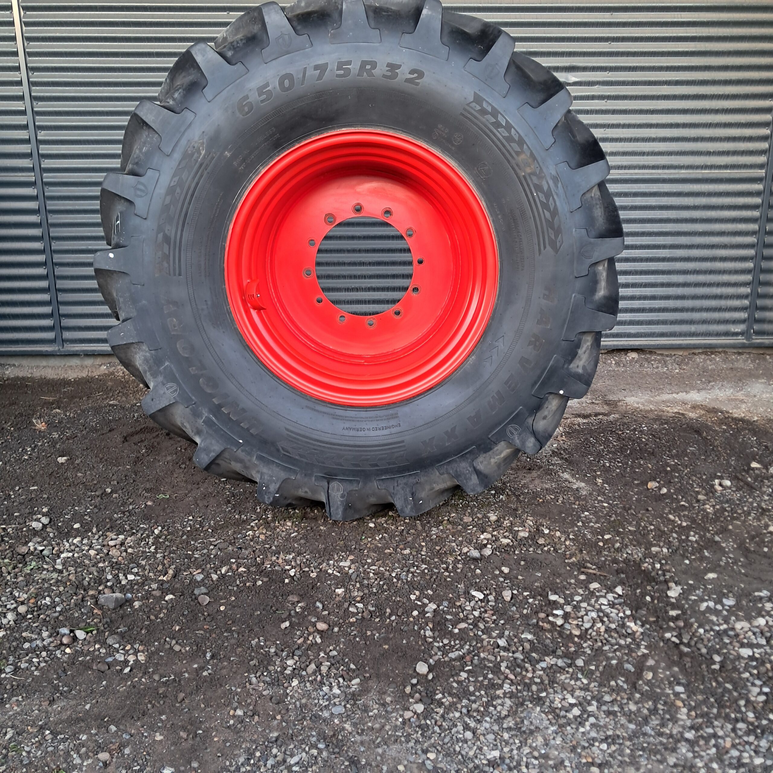 650/75R32 Uniglory DEMO H1010(2)21DW32 12/371/425 ø24/15mm/rød - Billede 2